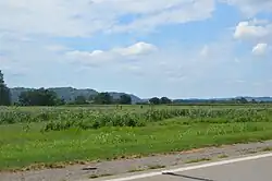 Fields along State Route 7