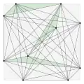 10 points in a square, 3 of 16 minimal triangles shaded[d] ('"`UNIQ--postMath-0000003D-QINU`"')