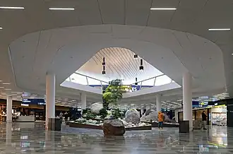 The new arrivals hall