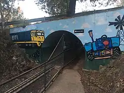 "Henry's Tunnel" on the Willans Hill Miniature Railway