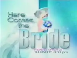 An image of a woman in a bridal dress, holding a bouquet of flowers. The show title is displayed on the center of the image. The texts "Premieres March 22 Thursday 8:30 pm" is displayed on the lower part of the image.