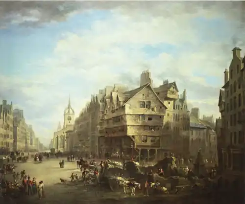High Street and the Lawn Market, Edinburgh by Alexander Nasmyth