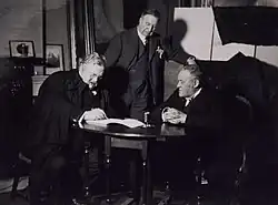 Captain Edward Grindlay, Hilaire Belloc and G. K. Chesterton by Paul Laib.