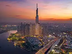 Landmark 81 at late afternoon