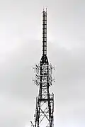 Top of the transmitter mast