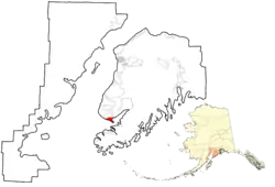 Location in Kenai Peninsula Borough, Alaska