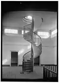 Spiral Stairway (attic to cupola) in Homewood Mansion (1936)