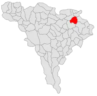 Location in Alba County