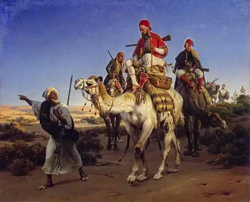 Arabs Travelling in the Desert, 1843