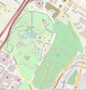 Hermann Park is located in Houston Hermann Park