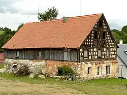 Half-timbered farmhouse