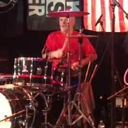 Burnham with Gang of Four in 2022