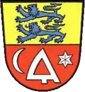 Coat of arms of the former Kreis Husum