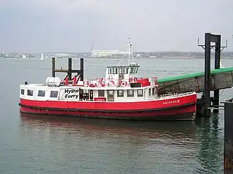 Hotspur IV at Hythe pier head