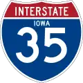 Interstate 35 marker
