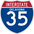 Interstate 35 marker