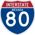 Interstate 80 marker