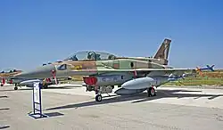 An F-16I Sufa of 201 Squadron "The One" during the same exhibition on Indepen­dence Day in spring 2017