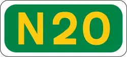 N20 road shield}}