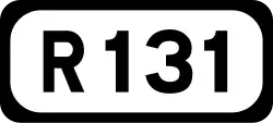 R131 road shield}}