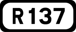 R137 road shield}}