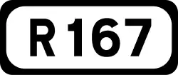 R167 road shield}}