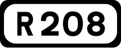 R208 road shield}}