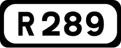 R289 road shield}}