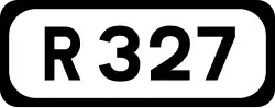 R327 road shield}}