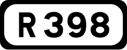 R398 road shield}}