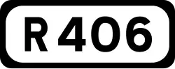 R406 road shield}}