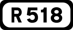 R518 road shield}}