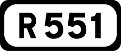 R551 road shield}}