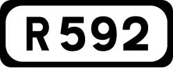 R592 road shield}}