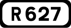 R627 road shield}}