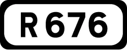 R676 road shield}}