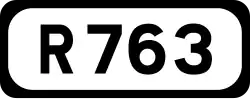 R763 road shield}}