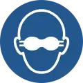 M007 – Opaque eye protection must be worn