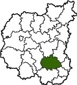 Raion location in Chernihiv Oblast
