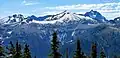 Icy Peak, Ruth Mountain, Mt. Shuksan from northeast