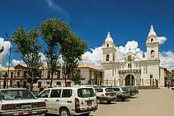 Partial view of Jauja's Plaza Mayor, from its northeast corner