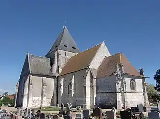 The church of Saint-Médard in Illeville-sur-Montfort