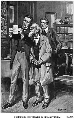 Thorndyke explains the puzzle to the professor