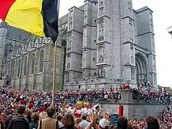 Raising of the Car d'Or on the Rampe Sainte-Waudru