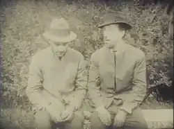 Carlos Ferreira and Alfredo Roussy in a scene from the film