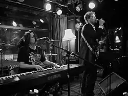 Julia Indelicate (left) and Simon Indelicate (right)