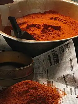 Chili powder, India