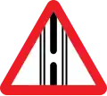 Gap in median