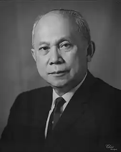 Official portrait of Lambertus Nicodemus Palar