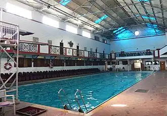 Indoor pool of the Calcutta Swimming Club